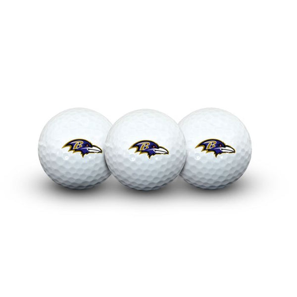 Wholesale-Baltimore Ravens 3 Golf Balls In Clamshell