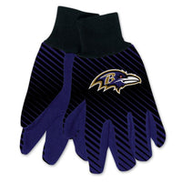 Wholesale-Baltimore Ravens Adult Two Tone Gloves