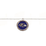 Wholesale-Baltimore Ravens Bracelet w/Charm Jewelry Carded