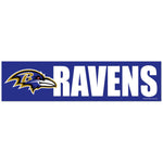 Wholesale-Baltimore Ravens Bumper Strip 3" x 12"