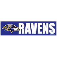 Wholesale-Baltimore Ravens Bumper Strip 3" x 12"