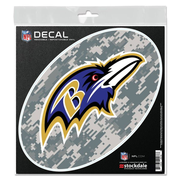 Wholesale-Baltimore Ravens CAMO All Surface Decal 6" x 6"