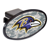 Wholesale-Baltimore Ravens CAMO Oval 2" Hitch Receiver