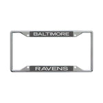 Wholesale-Baltimore Ravens CARBON Lic Plt Frame S/S Printed