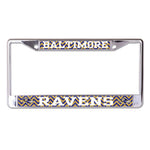 Wholesale-Baltimore Ravens CHEVRON Lic Plt Frame S/L Printed