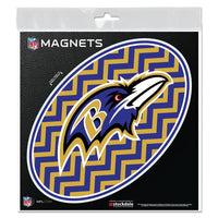 Wholesale-Baltimore Ravens CHEVRON Outdoor Magnets 6" x 6"