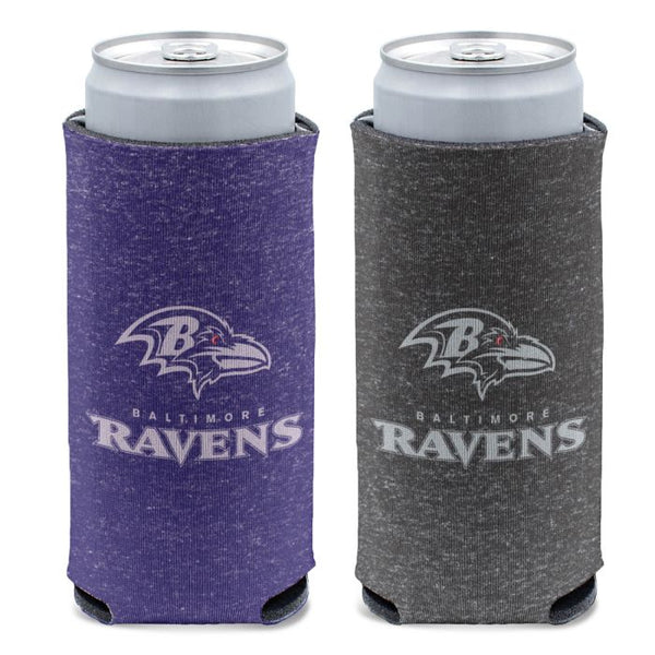 Wholesale-Baltimore Ravens COLORED HEATHER 12 oz Slim Can Cooler