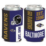 Wholesale-Baltimore Ravens Color Block Can Cooler 12 oz.