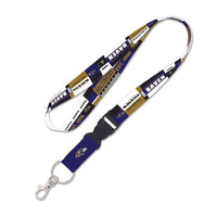 Wholesale-Baltimore Ravens Color Block Lanyard w/detachable buckle 1"