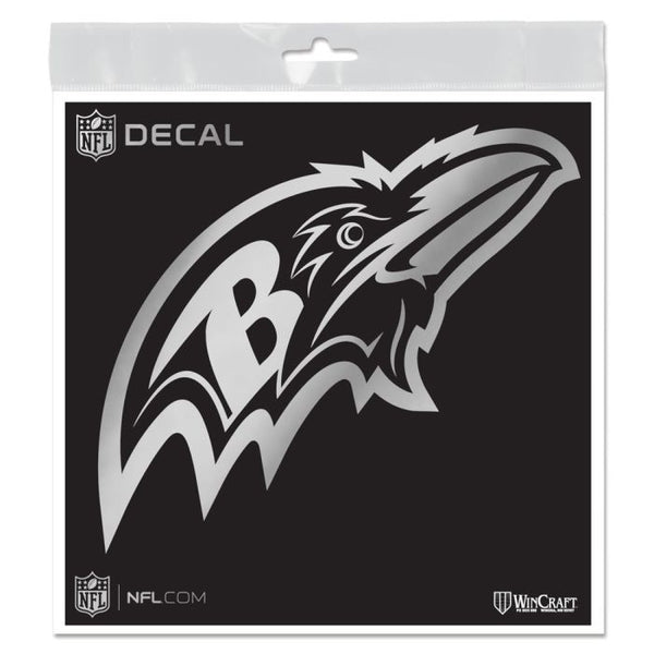 Wholesale-Baltimore Ravens Decal Metallic 6" x 6"