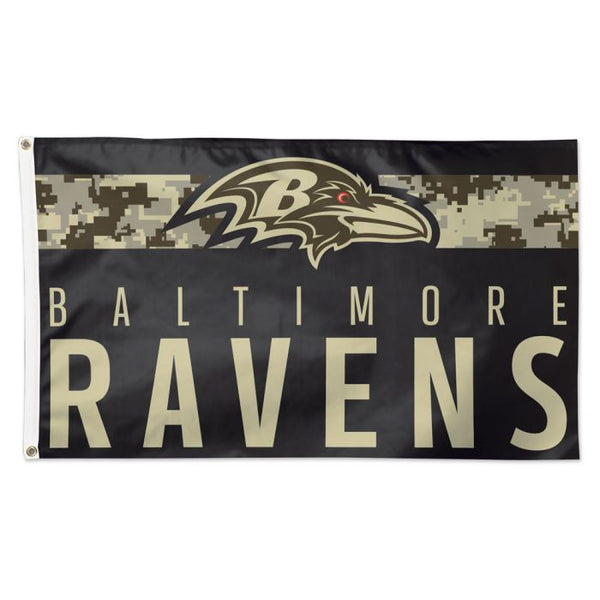 Wholesale-Baltimore Ravens Digi Camo Flag - Deluxe 3' X 5'