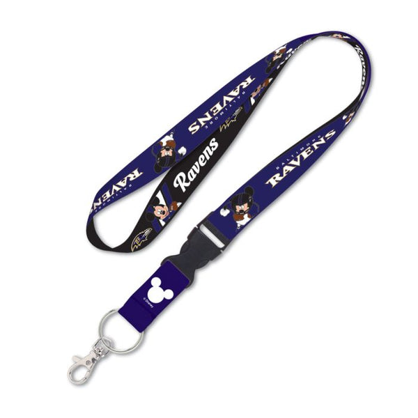 Wholesale-Baltimore Ravens / Disney Mickey Mouse Lanyard w/detachable buckle 1"