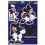 Wholesale-Baltimore Ravens / Disney Mickey Mouse Multi-Use Decal 11" x 17"
