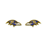 Wholesale-Baltimore Ravens Earrings Jewelry Card