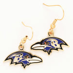 Wholesale-Baltimore Ravens Earrings Jewelry Card