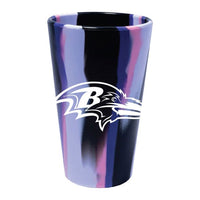 Wholesale-Baltimore Ravens Fashion 16 oz Silicone Pint Glass