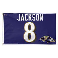 Wholesale-Baltimore Ravens Flag - Deluxe 3' X 5' Lamar Jackson