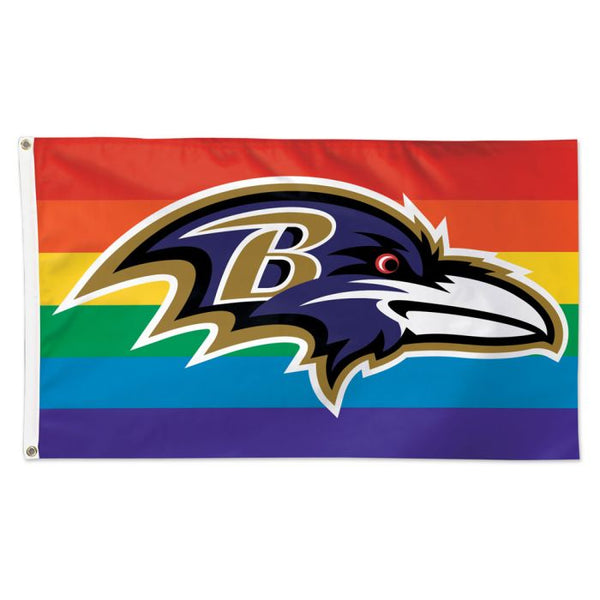 Wholesale-Baltimore Ravens Flag - Deluxe 3' X 5'