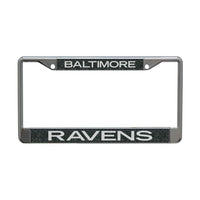 Wholesale-Baltimore Ravens GLITTER BACKGROUND Lic Plt Frame S/L Printed