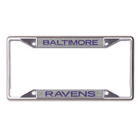 Wholesale-Baltimore Ravens GLITTER BACKGROUND Lic Plt Frame S/S Printed