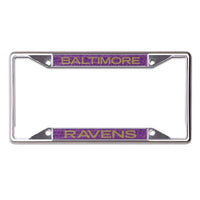 Wholesale-Baltimore Ravens GLITTER BACKGROUND Lic Plt Frame S/S Printed