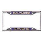 Wholesale-Baltimore Ravens GLITTER LETTERS Lic Plt Frame S/S Printed