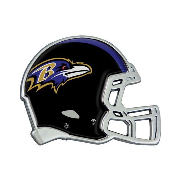 Wholesale-Baltimore Ravens HELMET Chrome Metal Domed Emblem