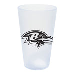 Wholesale-Baltimore Ravens Icicle 16 oz Silicone Pint Glass