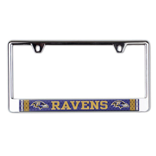 Wholesale-Baltimore Ravens JERSEY Lic Plate Frame B/O Printed