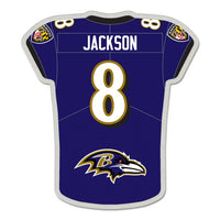 Wholesale-Baltimore Ravens Jersey Collector Pin Jewelry Card Lamar Jackson