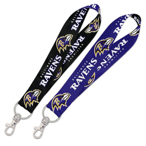 Wholesale-Baltimore Ravens Lanyard Key Strap 1"