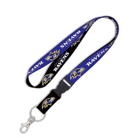 Wholesale-Baltimore Ravens Lanyard w/detachable buckle 1"