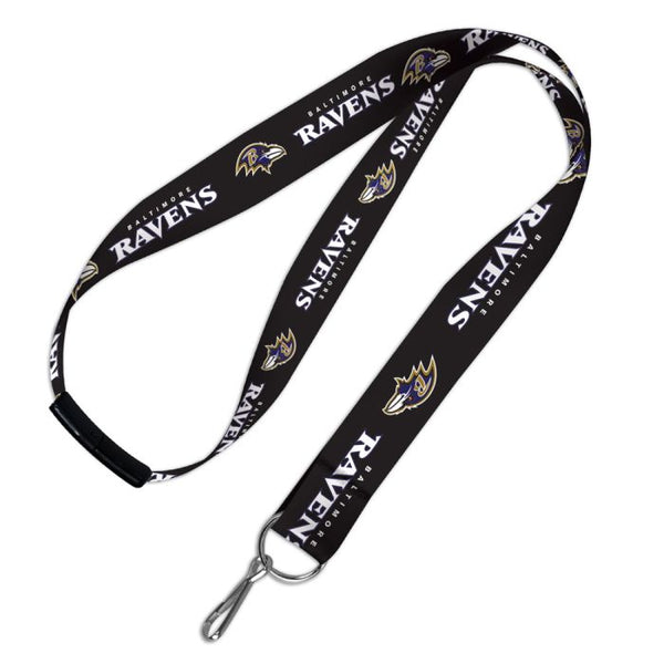 Wholesale-Baltimore Ravens Lanyards w/Breakaway 1"