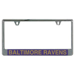 Wholesale-Baltimore Ravens Lic Plate Frame B/O Printed