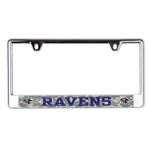 Wholesale-Baltimore Ravens Lic Plate Frame B/O Printed