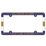 Wholesale-Baltimore Ravens Lic Plate Frame Full Color