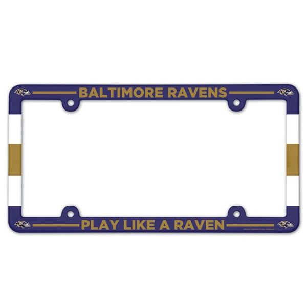 Wholesale-Baltimore Ravens Lic Plate Frame Full Color