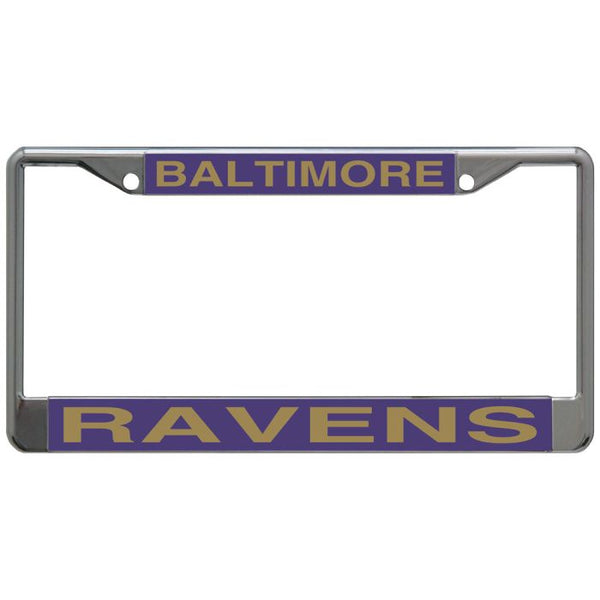 Wholesale-Baltimore Ravens Lic Plt Frame S/L Printed