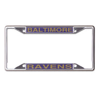 Wholesale-Baltimore Ravens Lic Plt Frame S/S Printed