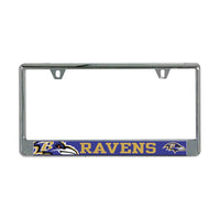 Wholesale-Baltimore Ravens MEGA Lic Plate Frame B/O Printed