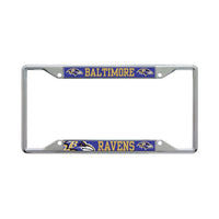 Wholesale-Baltimore Ravens MEGA Lic Plt Frame S/S Printed