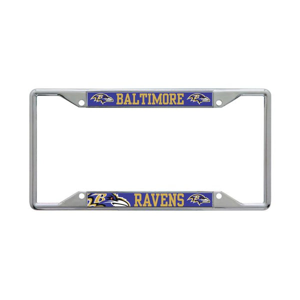 Wholesale-Baltimore Ravens MEGA Lic Plt Frame S/S Printed