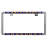 Wholesale-Baltimore Ravens Metal Lic. Plate Frame Slim