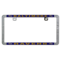 Wholesale-Baltimore Ravens Metal Lic. Plate Frame Slim