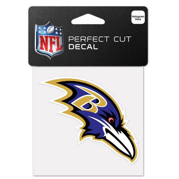 Wholesale-Baltimore Ravens Perfect Cut Color Decal 4" x 4"