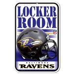 Wholesale-Baltimore Ravens Plastic Sign 11" x 17"