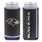 Wholesale-Baltimore Ravens Primary 12 oz Slim Can Cooler