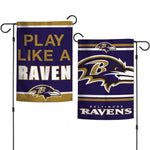 Wholesale-Baltimore Ravens SLOGAN Garden Flags 2 sided 12.5" x 18"