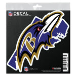 Wholesale-Baltimore Ravens STATE SHAPE All Surface Decal 6" x 6"