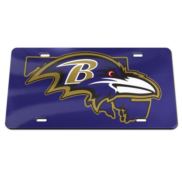 Wholesale-Baltimore Ravens STATE Specialty Acrylic License Plate